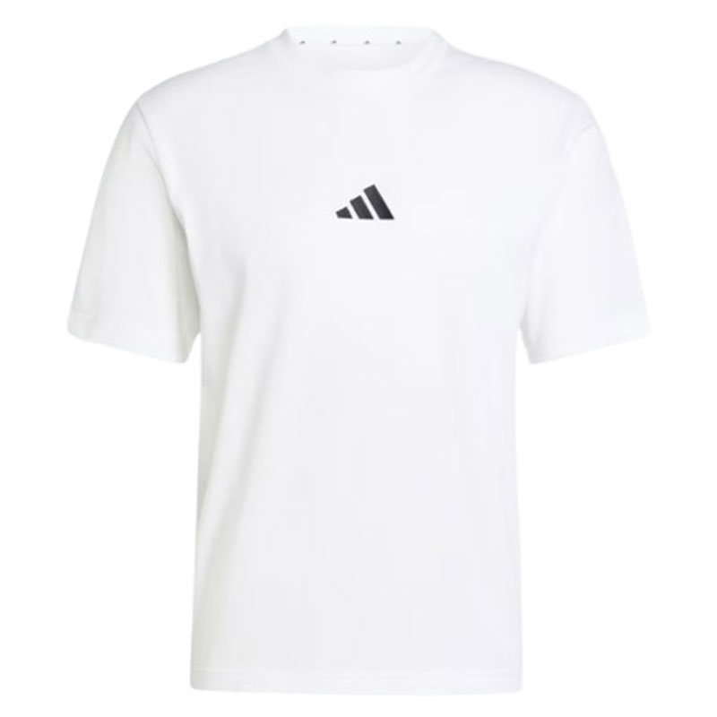 ADIDAS T-Shirt 3 Strip Jersy Tee L White