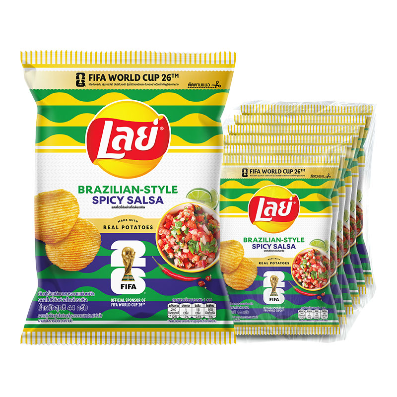 LAY'S Rock Potato Chips Brazil Spicy Salsa 44 g x 6
