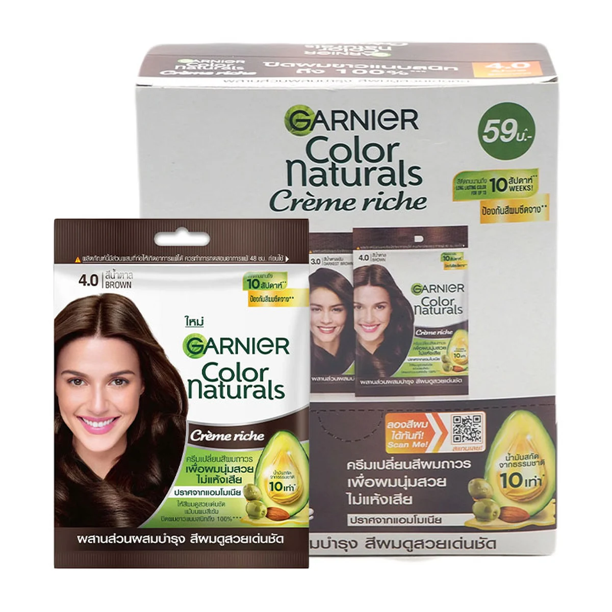 GARNIER Color Naturals no.4.0 60 ml x 6