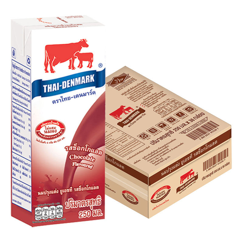 THAI-DENMARK UHT Milk Chocolate 250 ml x 36
