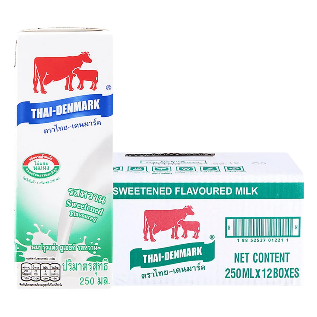 ไทย-เดนมาร์ค นม UHT รสหวาน 250 มล. x 12