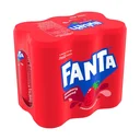 Thumbnail 3 of FANTA Soft Drink Strawberry Flavored 325 ml x 6