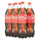Thumbnail 3 of โค้ก เครื่องดื่มน้ำอัดลม รสออริจินัล น้ำตาลน้อยกว่า 2 ล. x 6