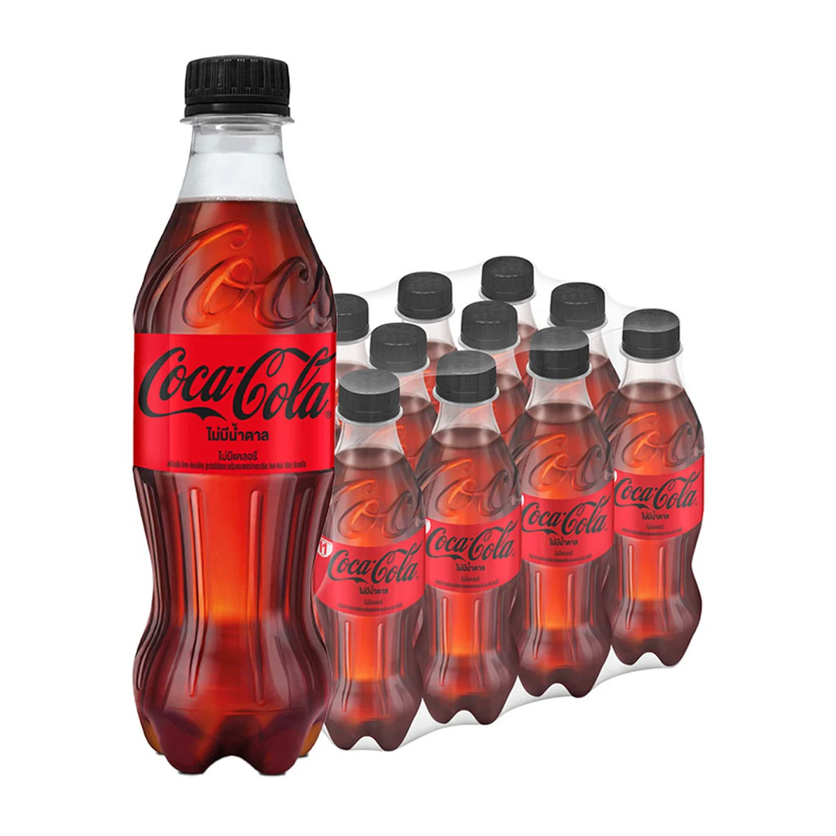 COKE Soft Drink No Sugar No Calories 330 ml x 12