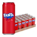 Thumbnail 1 of แฟนต้า เครื่องดื่มน้ำอัดลม กลิ่นสตรอเบอร์รี่ 325 มล. x 24