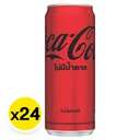 Thumbnail 2 of COKE Soft Drink Can No Sugar No Calories 325 ml x 24