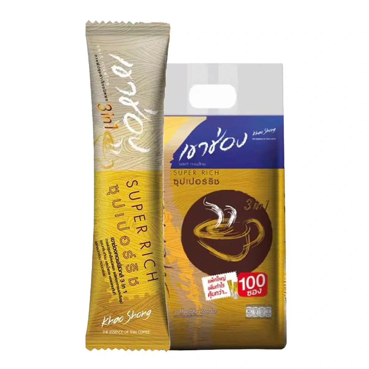 KHAO SHONG Coffee 3In1 Super Rich 15 g 100 ซอง