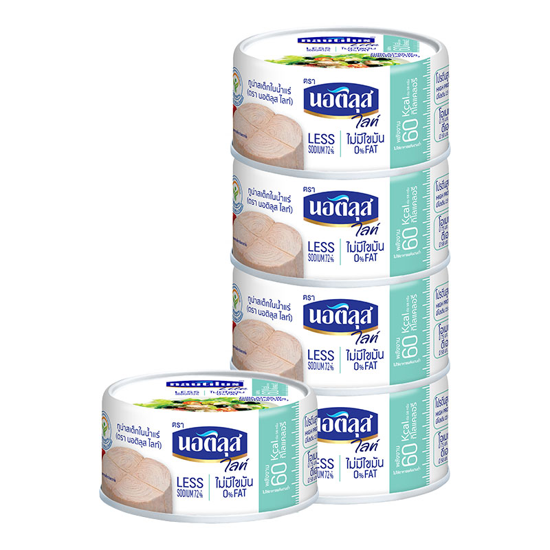 NAUTILUS Lite Tuna Steak in Spring Water 165 g x 4