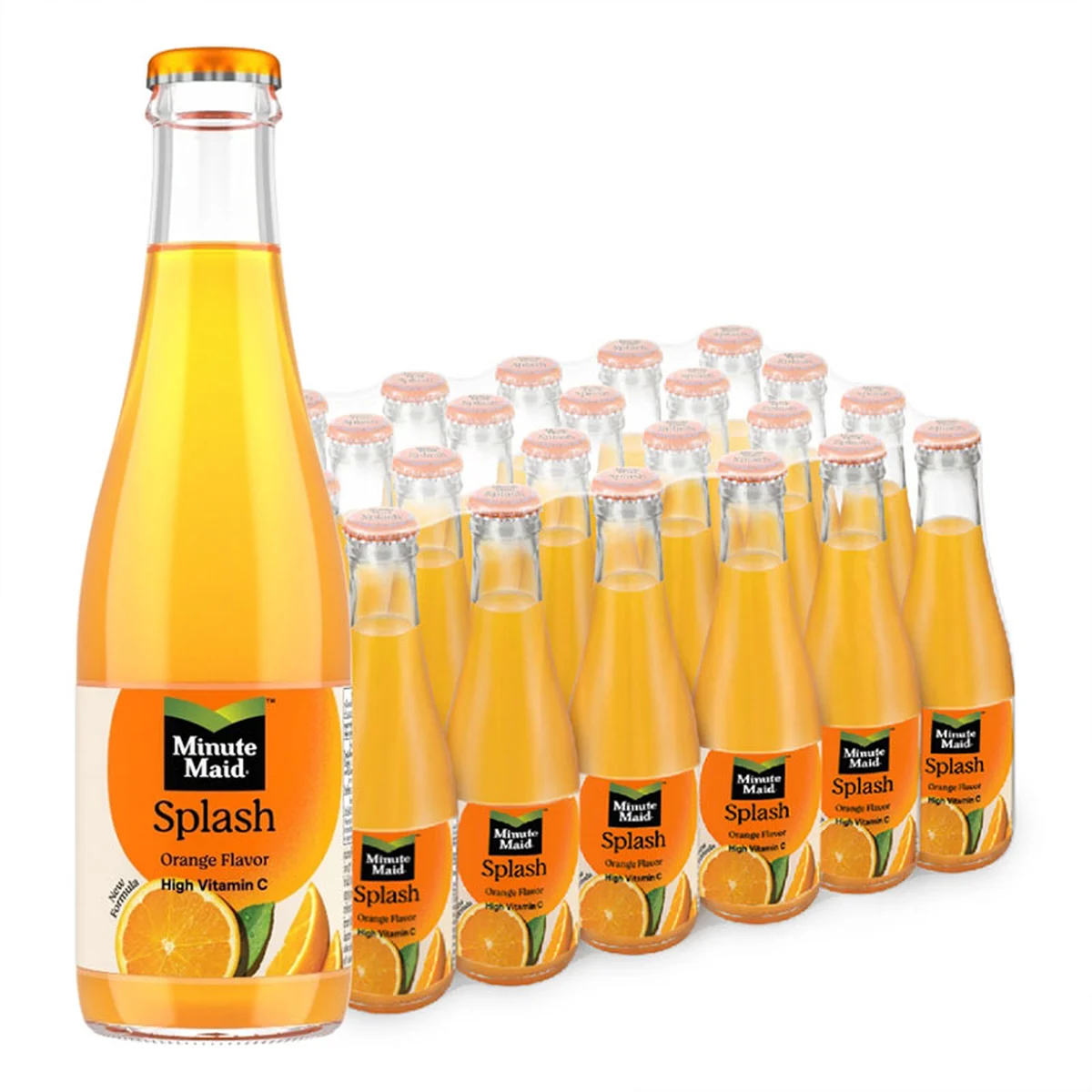 MINUTE MAID Splash 15% Orange Juice 250 ml x 24