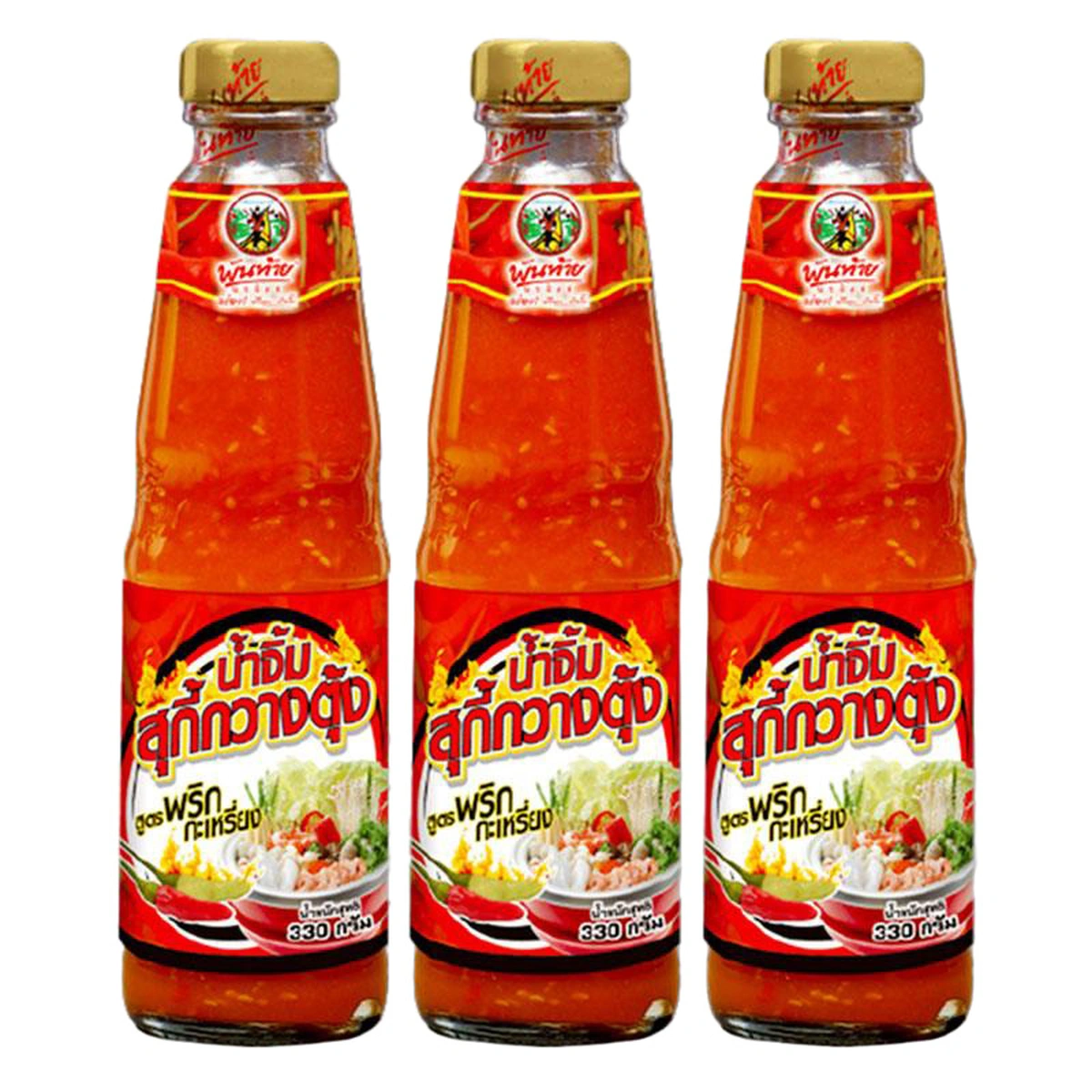 PANTAINORASINGH Sukiyaki Chili Sauce 330 g x 3