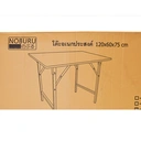 Thumbnail 2 of FOLDABLE TABLE WITH FORMICA-LAMINATED TOP 120X60X75 CM BLACK
