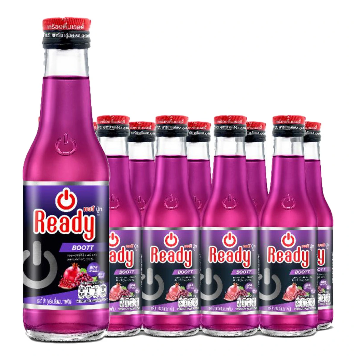 READY Boott Energy Drink Grape Pomegranate 150 ml x 10