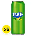 Thumbnail 2 of FANTA Soft Drink Green Can 325 ml x 6