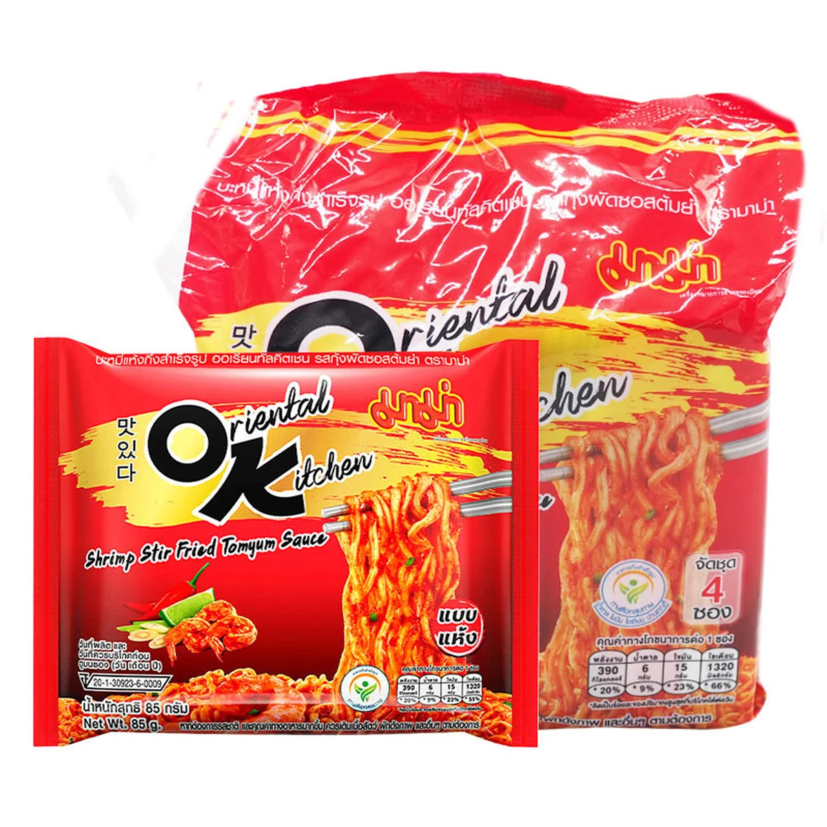 MAMA Ok Shrimp Tom Yum Sauce 85 g x 4