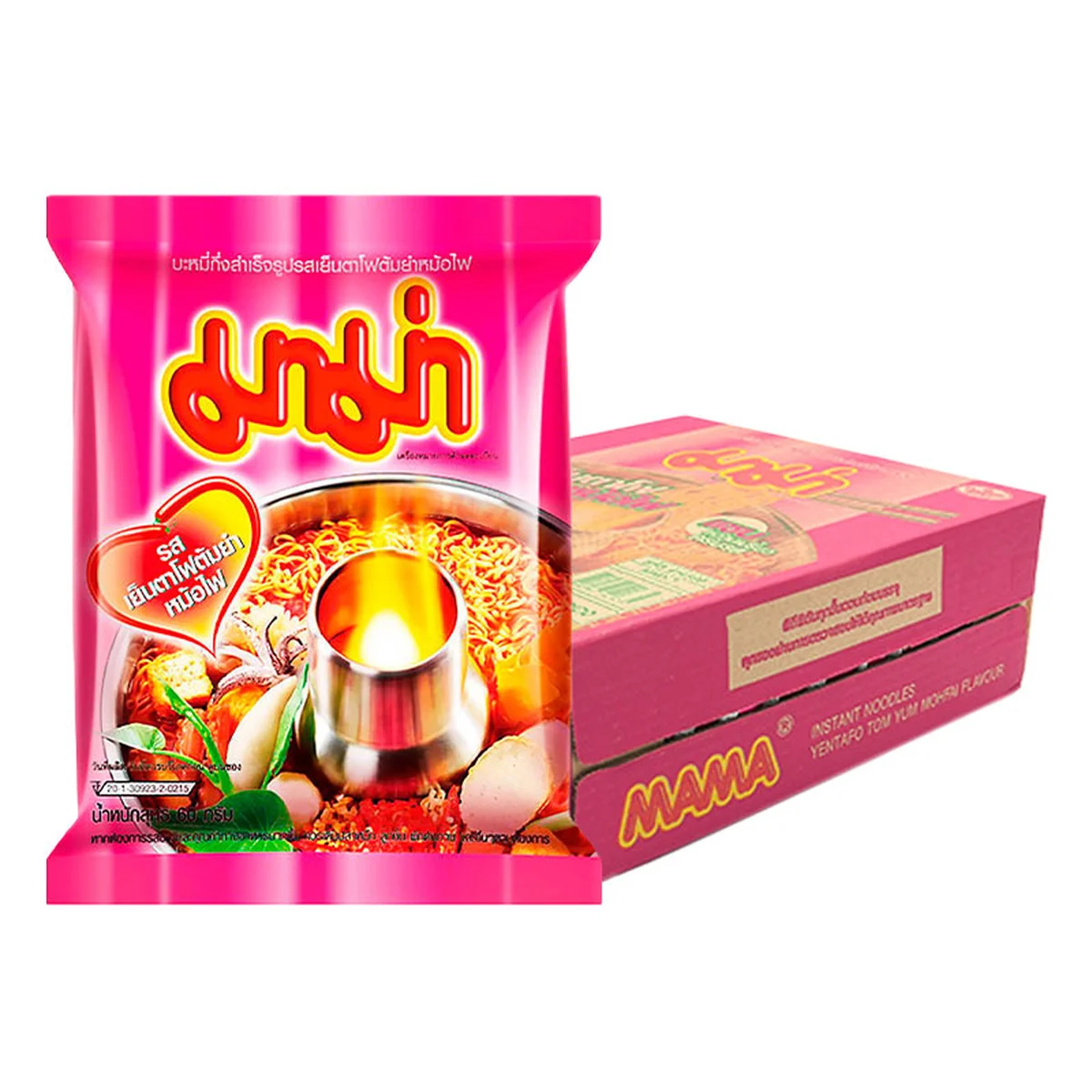 MAMA Instant Noodles Yentafo Tom Yum Mohfai 60 g x 30