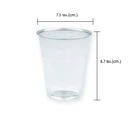 Thumbnail 3 of เอโร่ แก้วน้ำพลาสติก GPPS ใส 6 ออนซ์ x 50