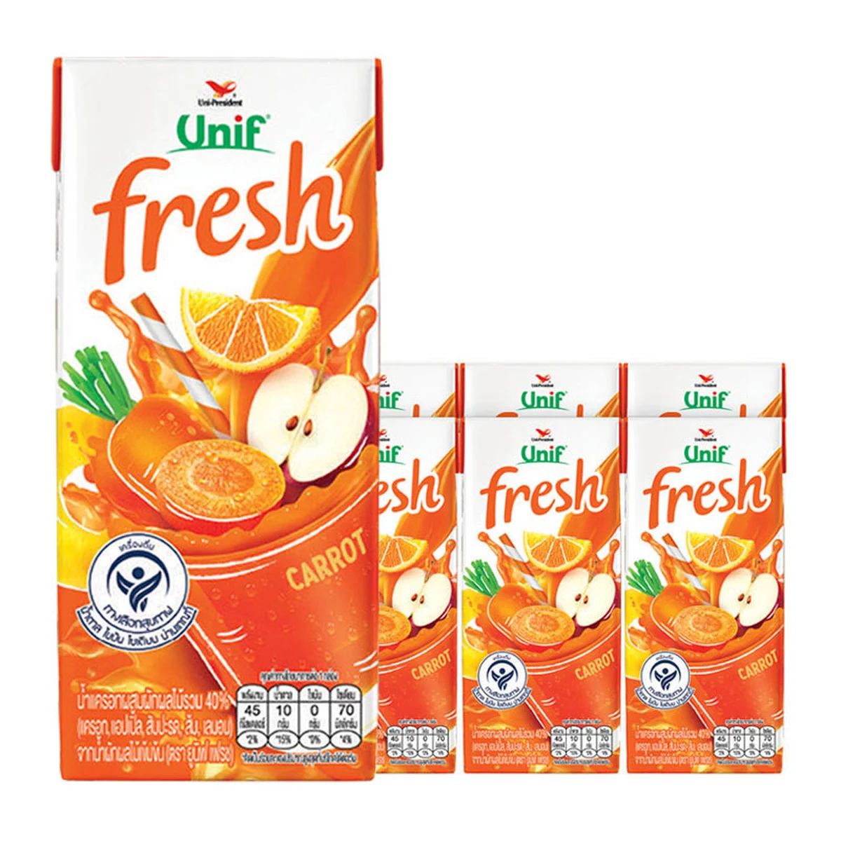 UNIF 40% Carrot Mixed 180 ml x 6