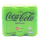 Thumbnail 3 of โค้ก เครื่องดื่มน้ำอัดลม แบบกระป๋อง ไม่มีน้ำตาล ไม่มีแคลอรี กลิ่นไลม์ 325 มล. x 6