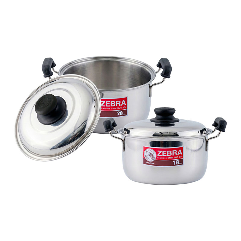 ZEBRA Sauce Pot Set Homey 18 cm 20 cm