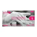 Thumbnail 1 of ซาโตรี่ ถุงมือยางสำหรับทางการแพทย์ มีแป้ง ขนาด L 100 ชิ้น