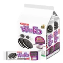 Thumbnail 1 of FUN-O Sandwich Chocolate Cookies Filled with Cookie and Cream Flavored Cream 40.5 g 12 pcs