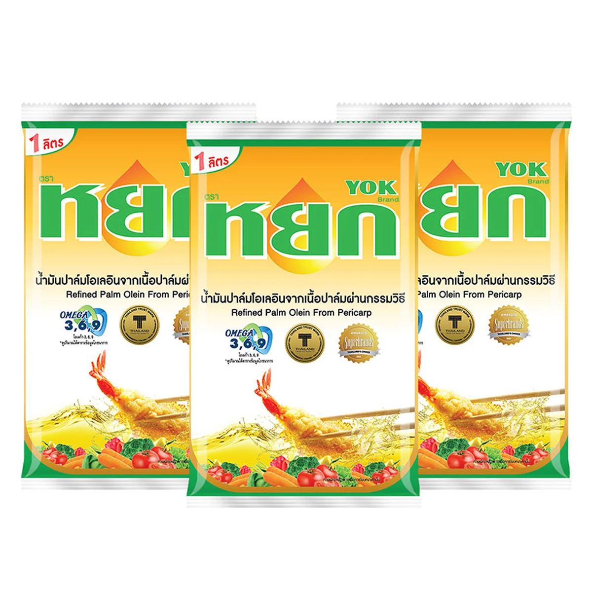 YOK Palm Oil Refill 1 l x 3