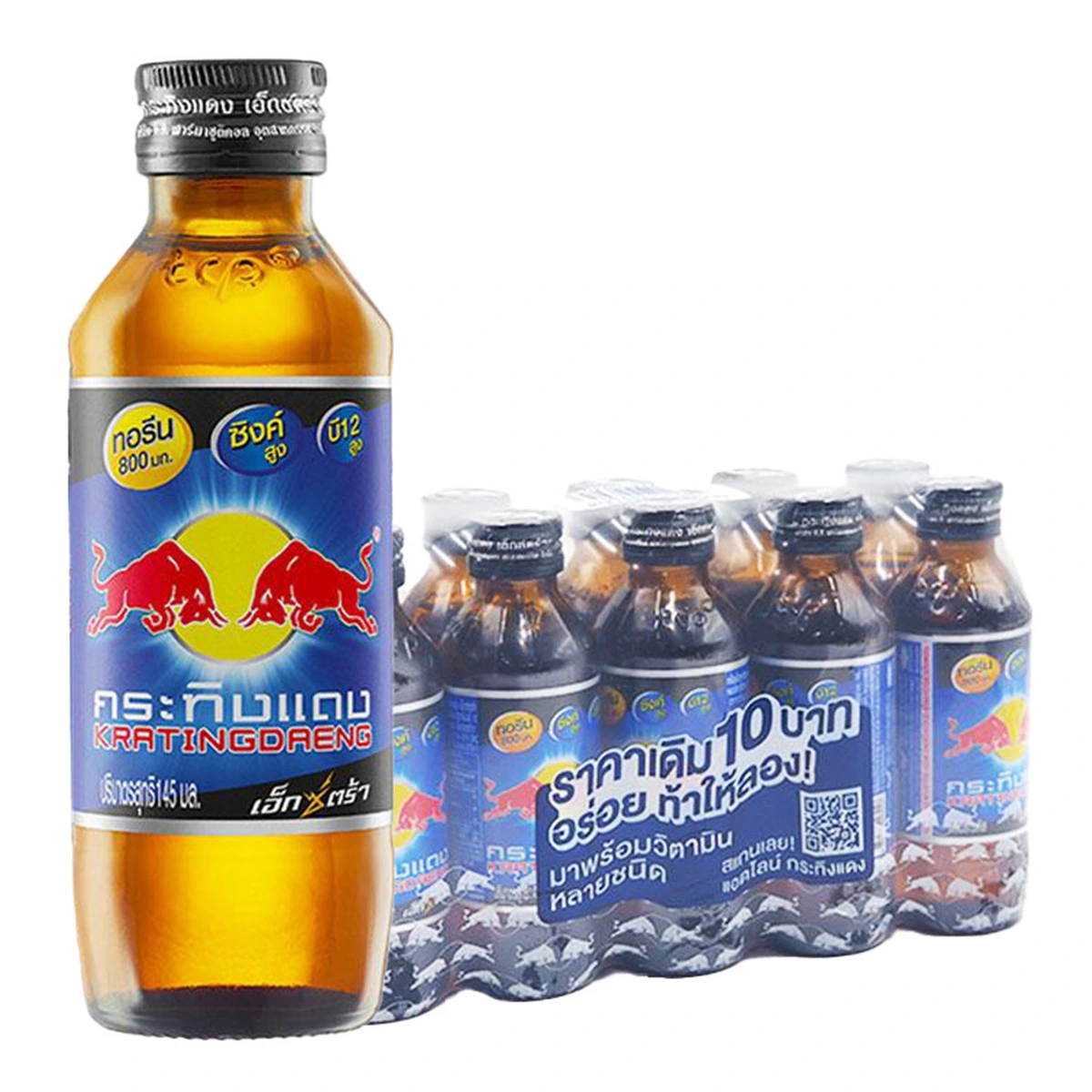 KRATINGDAENG Extra Zinc+B12 Energy Drink 145 ml x 10