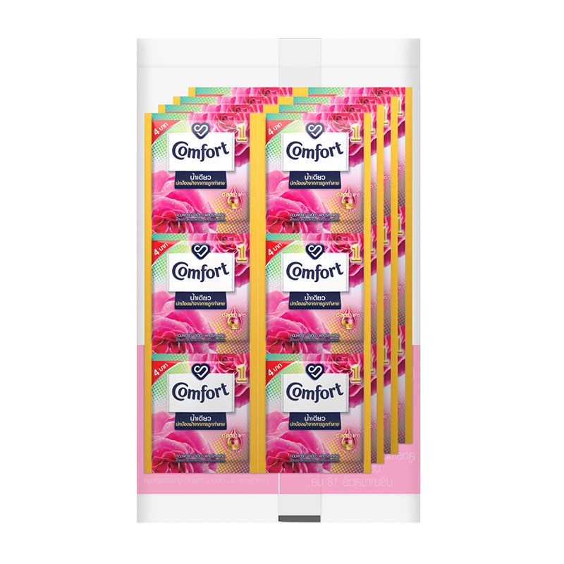 COMFORT Ultra One Rinse Concentrate Softener Pink 18 ml x 24
