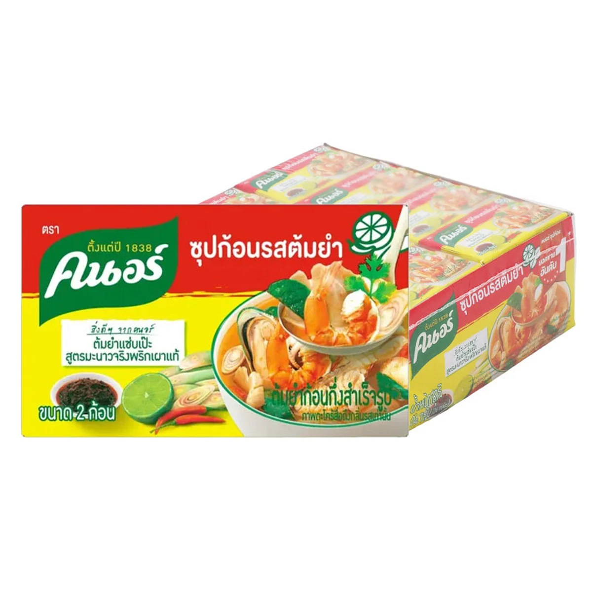 คนอร์ ซุปก้อน รสต้มยํา 24 ก. 24 ก้อน