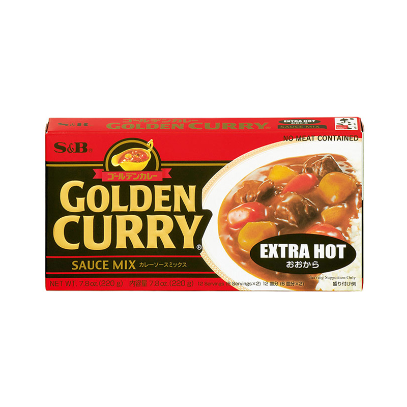 S&B Golden Curry Extra Hot 220 g