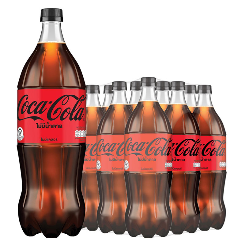 COKE Soft Drink No Sugar No Calories 1.25 l x 12