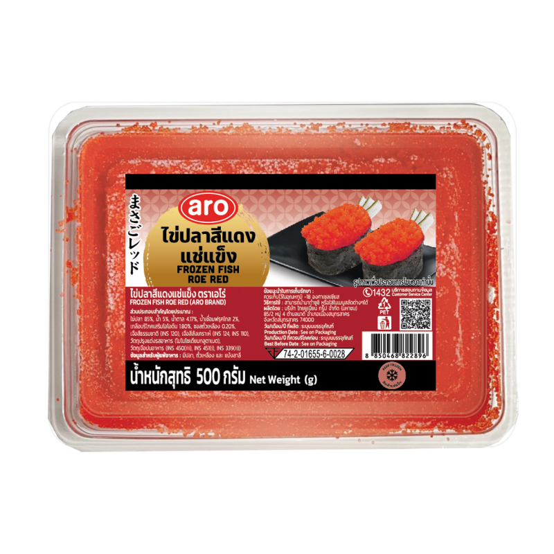 ARO Frozen Seasoned Red Fish Roe 500 g