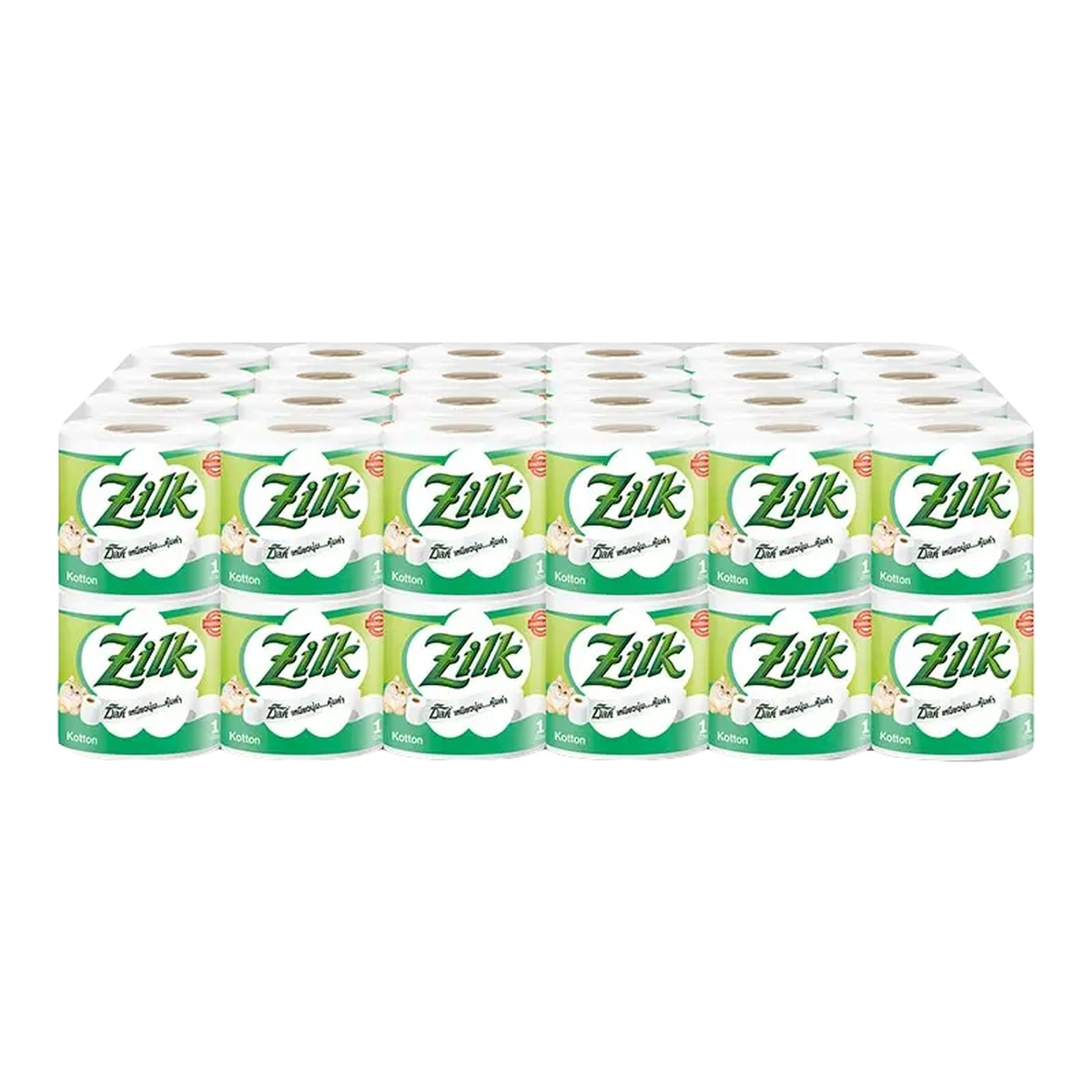 ซิลค์ คอตตอนกระดาษชําระ ม้วน 48 ม้วน x 1