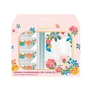 Thumbnail 4 of เซตจานชามเซรามิก 6 ชิ้น พร้อมตะเกียบ 4 คู่