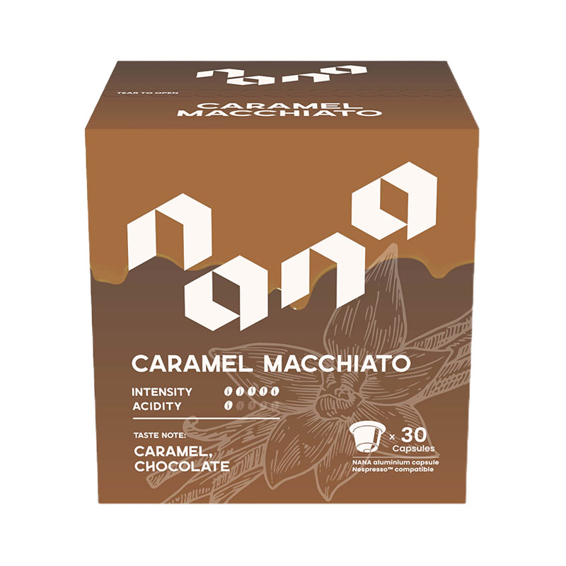 NANA COFFEE ROASTERS Coffee Capsule Caramel Macchiato 30 capsule
