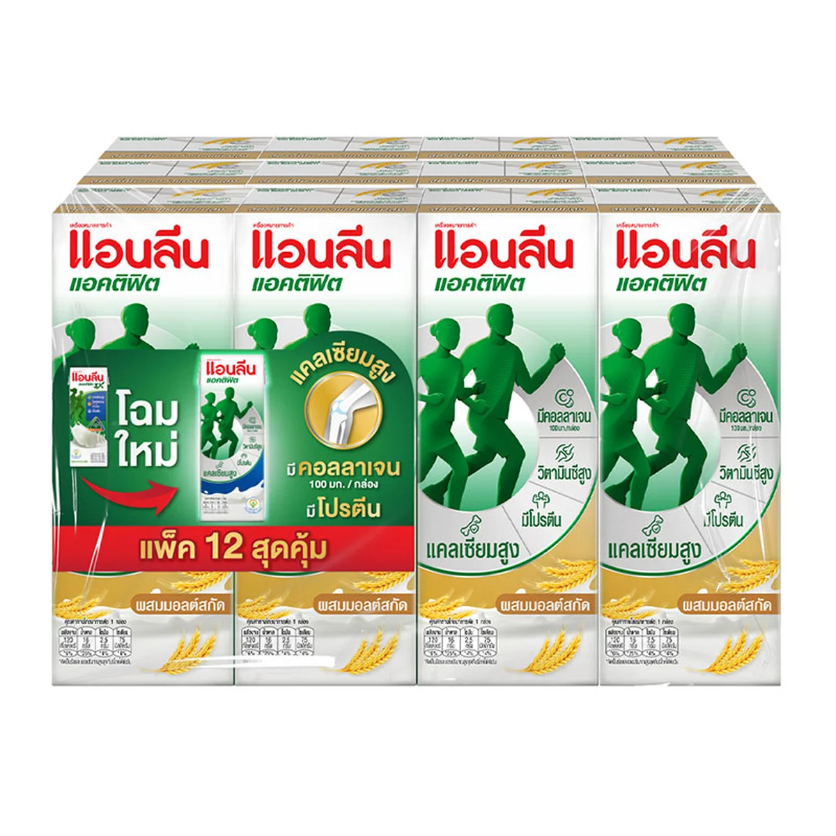 ANLENE Actifit Milk English Malt Flavor 180 ml x 12