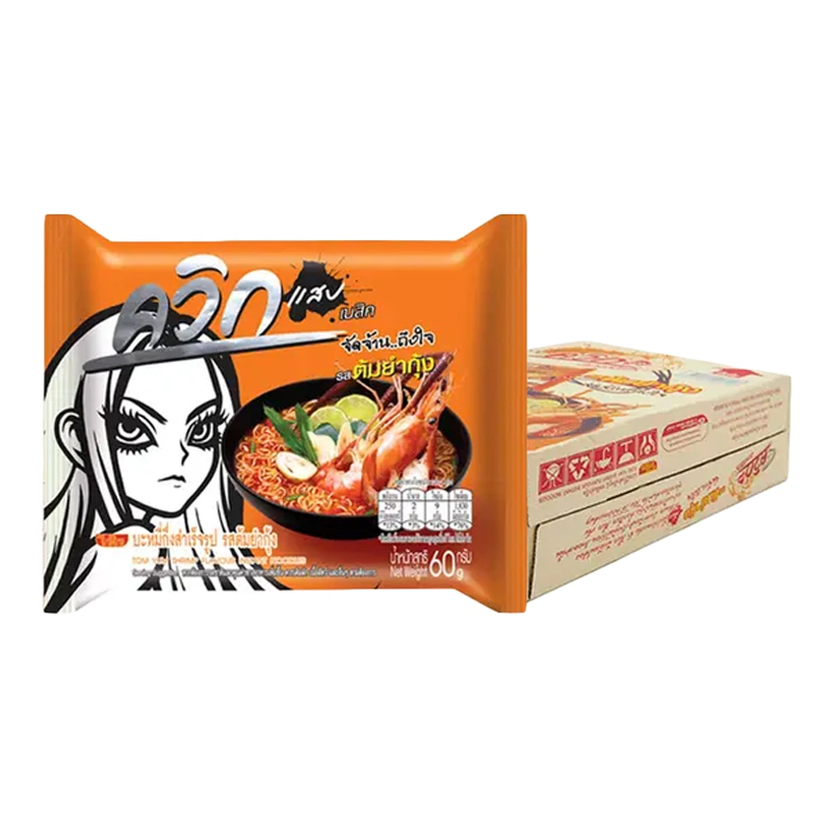 QUICK Instant Noodle Tom Yum Shrimp 60 g x 30