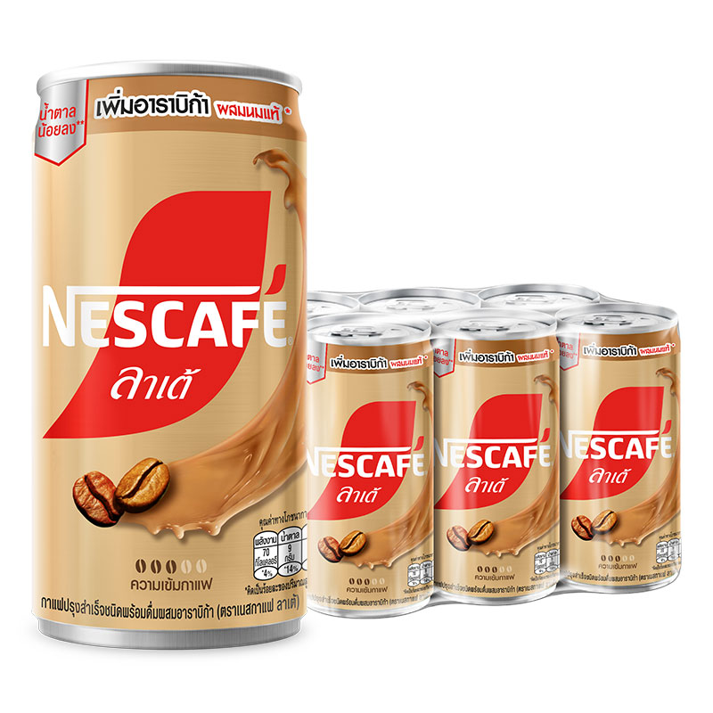 NESCAFE Ready To Drink Coffee Latte 170 ml x 6