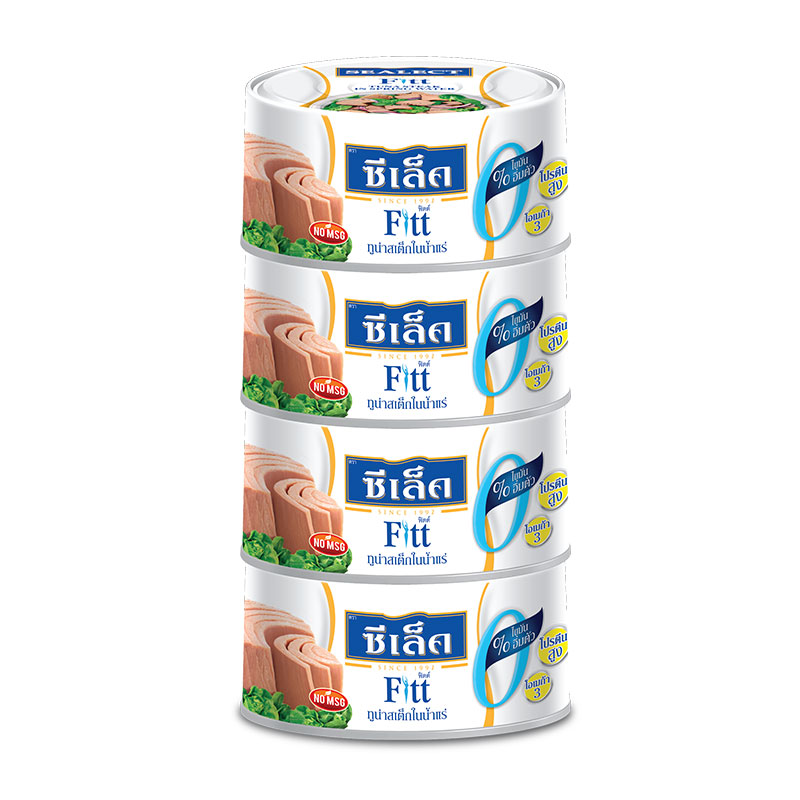 SEALECT Fitt Tuna Steak In Spring Water 165 g x 4