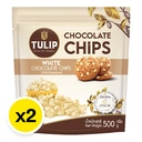 Thumbnail 2 of ทิวลิป ไวท์ช็อกโกแลตชิพส์ เม็ดกลาง 500 ก. x 2