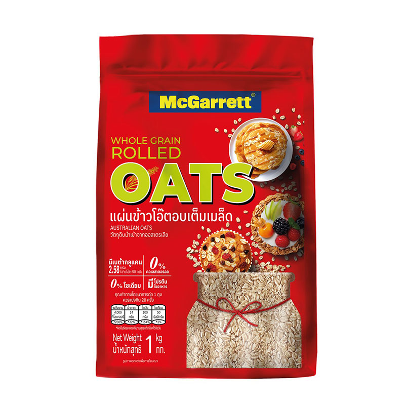 MCGARRETT Cereal Oats Rolled 1 kg