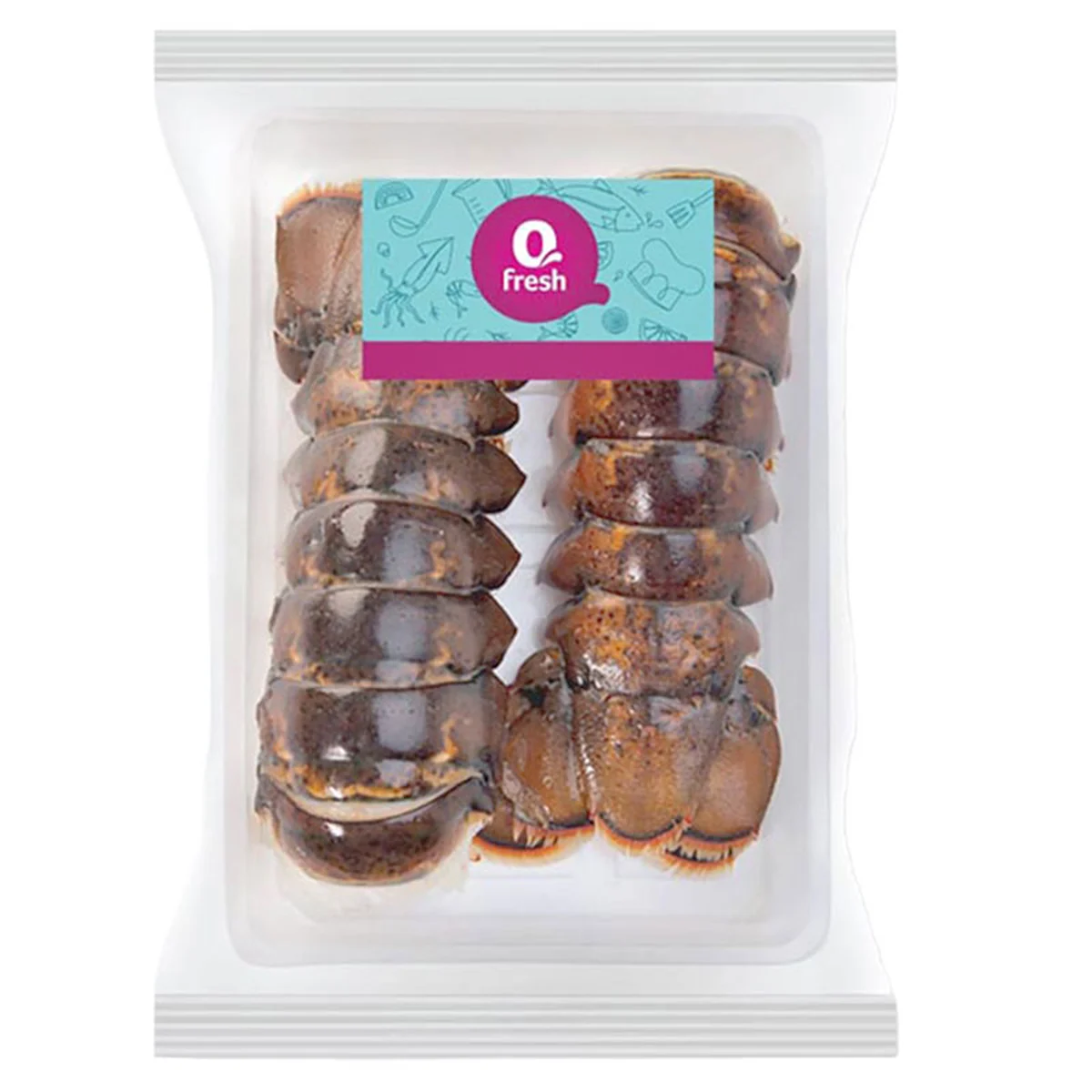 Q FRESH FROZEN RAW LOBSTER TAIL 226 G