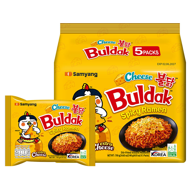 SAMYANG Ramen Hot Chicken Cheese 140 g x 5