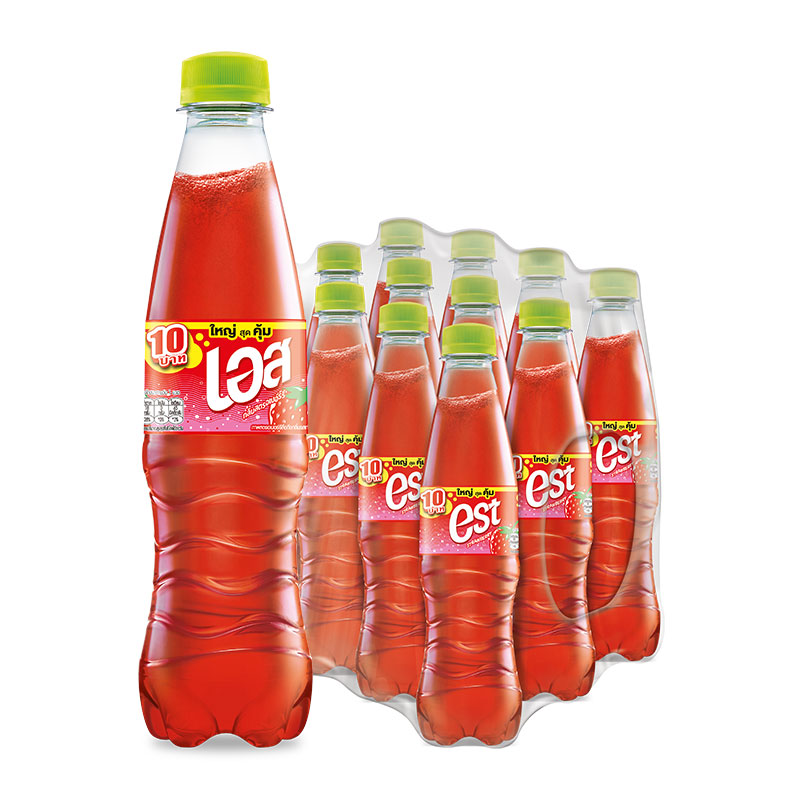 EST Play Soft Drink Strawberry 360 ml x 12