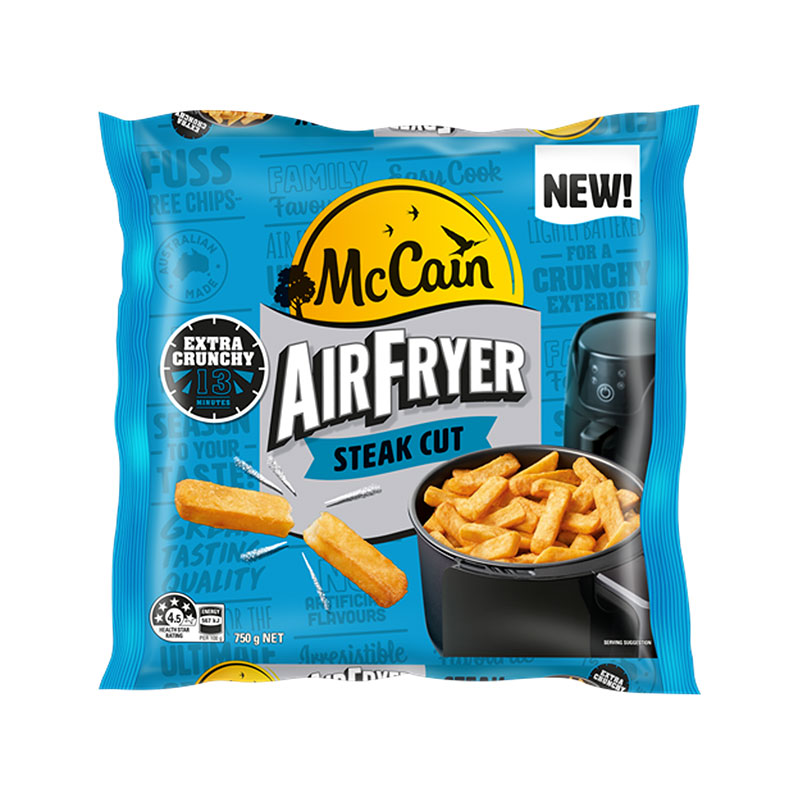 MCCAIN Air fryer Steak Cut 750 g