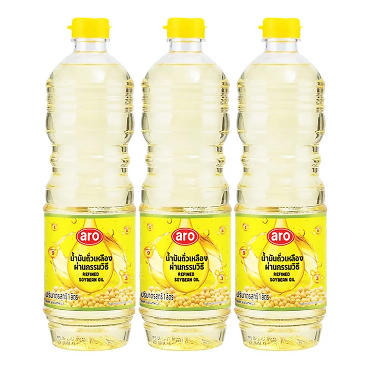 เอโร่ น้ํามันถั่วเหลือง 1 ล. x 3