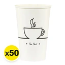 Thumbnail 2 of เอโร่ ถ้วยกระดาษ พิมพ์ลาย 12 ออนซ์ x 50