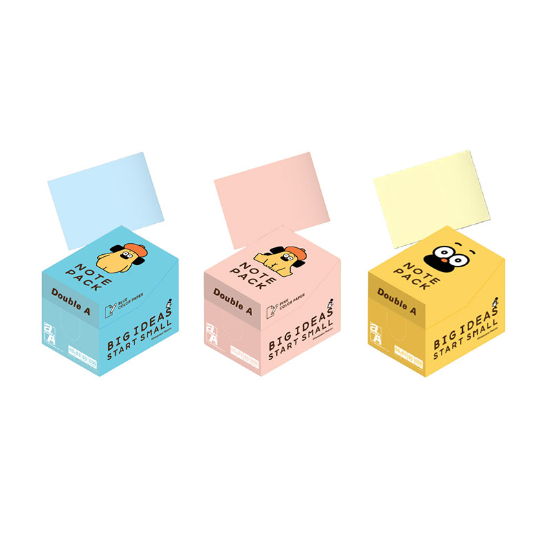 DOUBLE A Memo Pad 80 gsm Ohige No Pon 600 sheets