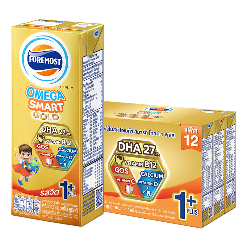 FOREMOST Omega Smart Gold Plain 180 ml x 12