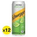 Thumbnail 2 of ชเวปส์ มะนาวโซดา สูตรไม่มีน้ำตาล 330 มล. x 12